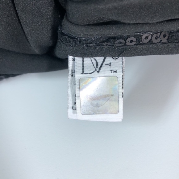 Diane Von Furstenberg Kaleb Embellished Sequin Dress‎ Black Size 2 - Picture 5 of 7